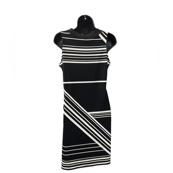 Banana Republic Women’s Sleeveless Black White Dress Size Small - Picture 4 of 6